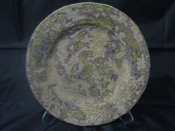 End Of 2010 And Early 2011 Clay Fossil Large Plate